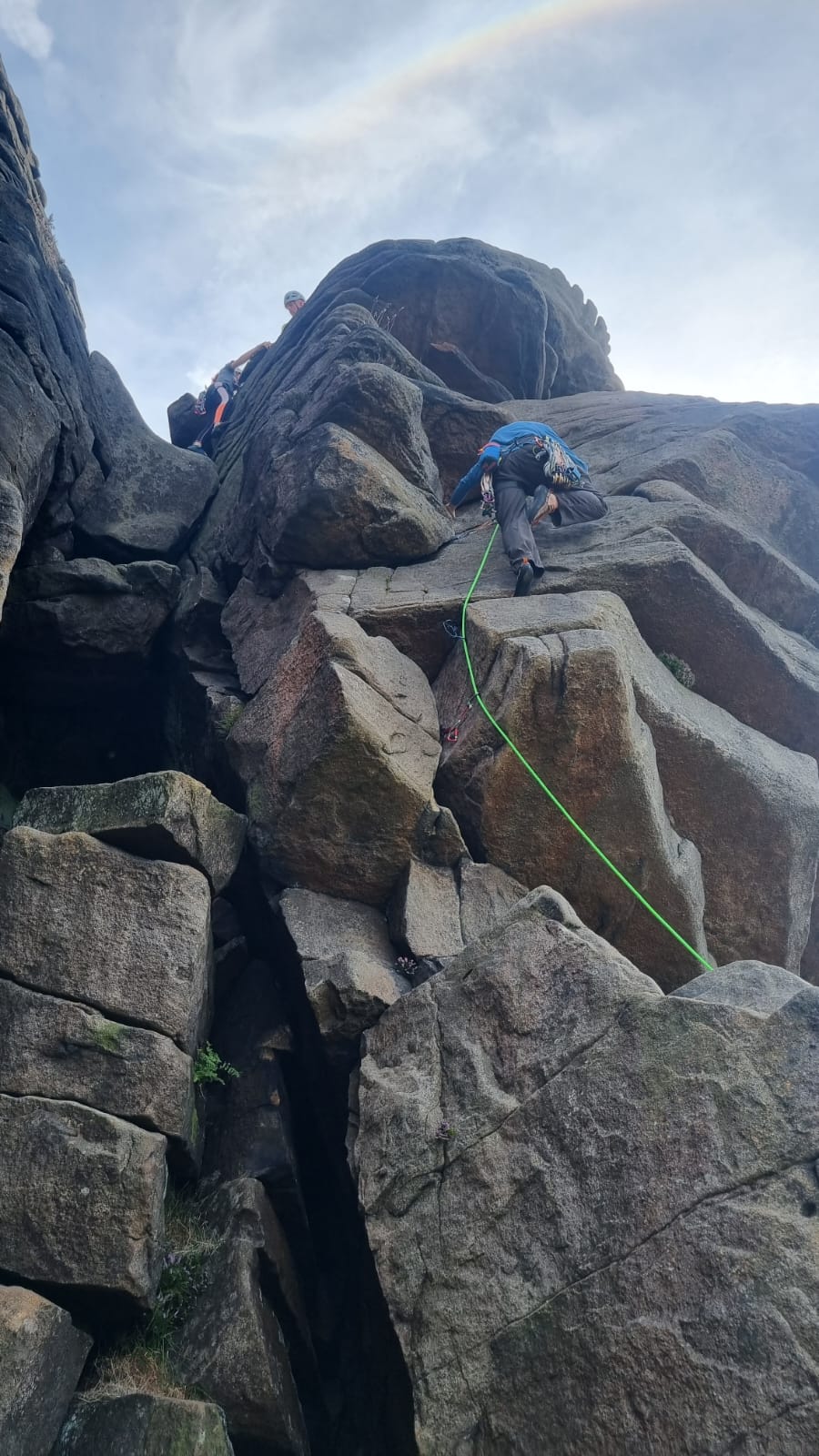 Me, leading Flying Buttress